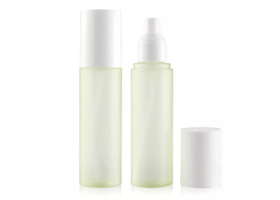 Green Frosted 120ml Refillable Perfume Spray Bottle 4oz Plastic Mist Spray Bottles